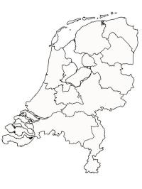 Karta över Nederländerna