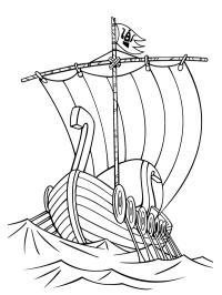Vikingaskepp Drakkar