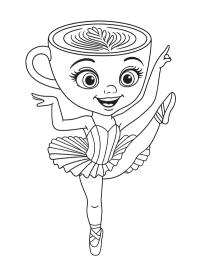 Ballerina Cappuccina dansar