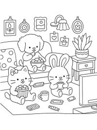 Cozy tv-tittande