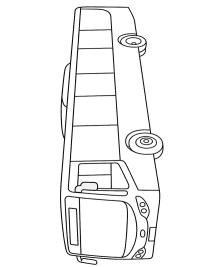Enkel stadsbuss
