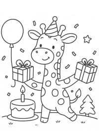 Giraff fyller år