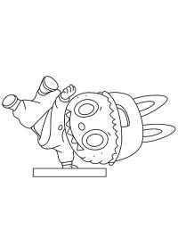 Labubu som hiphopflicka