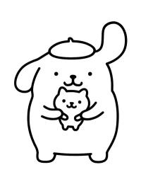 Pompompurin och Muffin