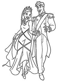 Prinsessan Tiana och prins Naveen