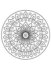 Enkel blommadala