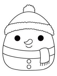 Snögubbe Squishmallows