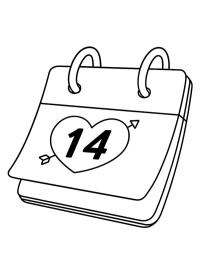 Alla hjärtans dag-kalender