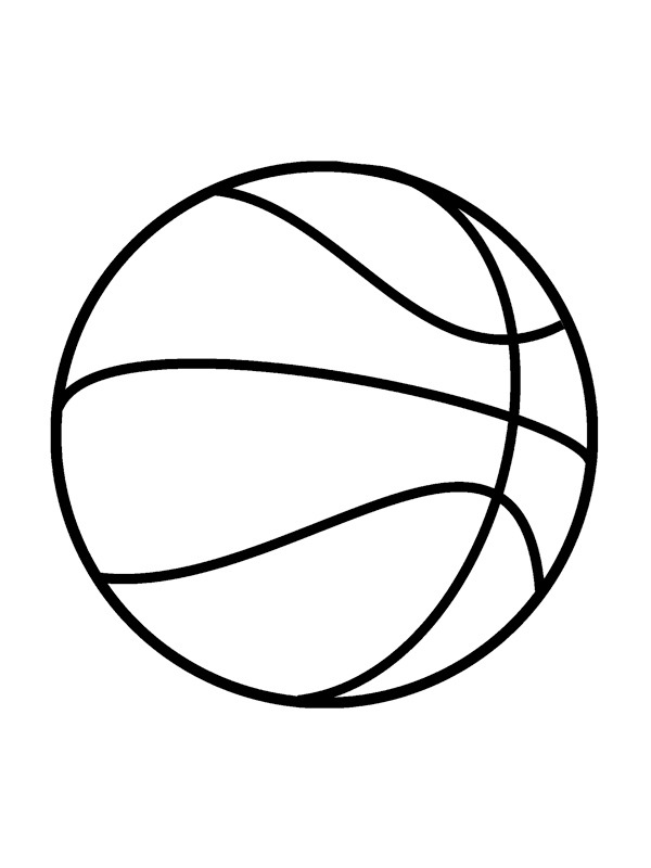 Basketboll Målarbild