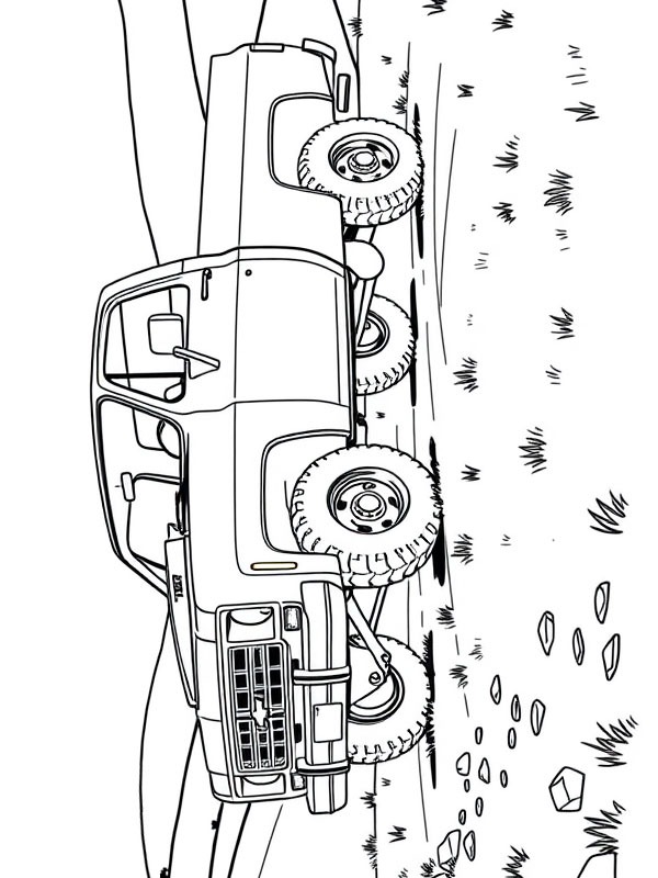 Chevrolet K10 1975 Målarbild