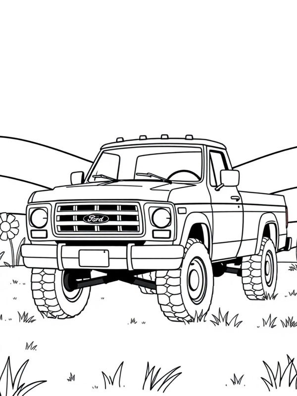 Ford F 150 Målarbild