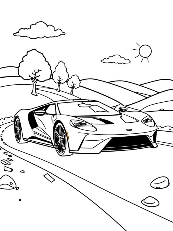 Ford GT Målarbild