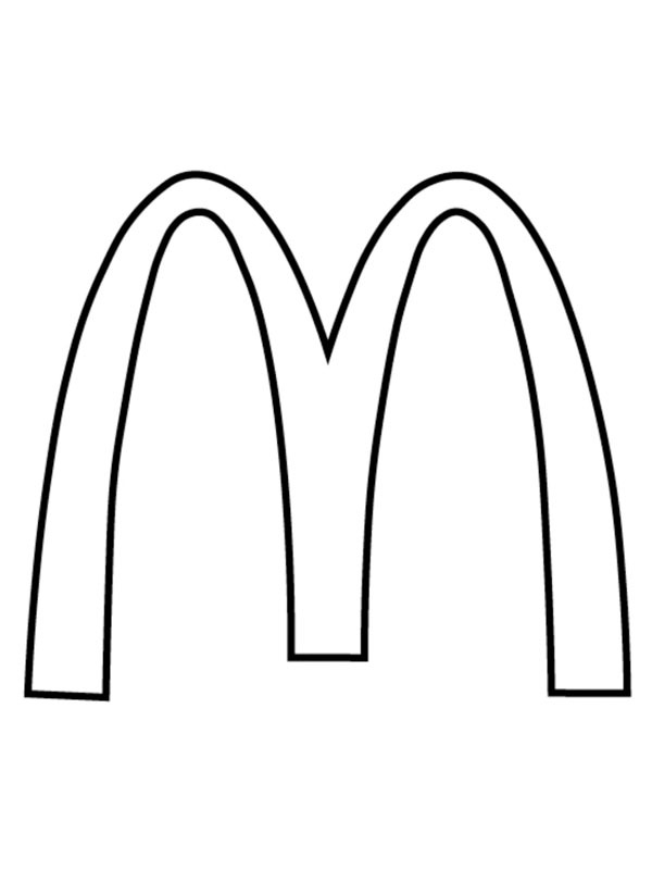 McDonalds logga Målarbild