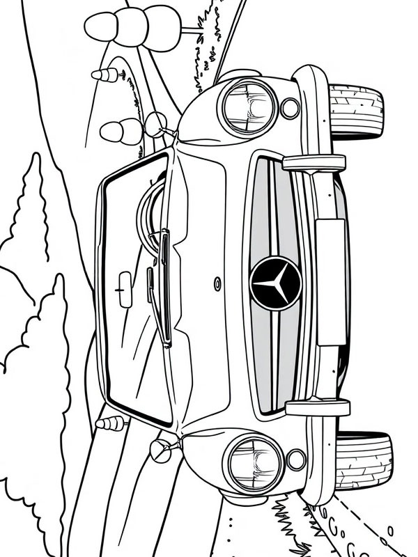 Mercedes-Benz 190 SL Målarbild