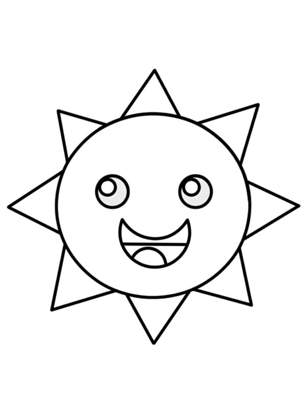 Mr. Sun (Incredibox Sprunki) Målarbild