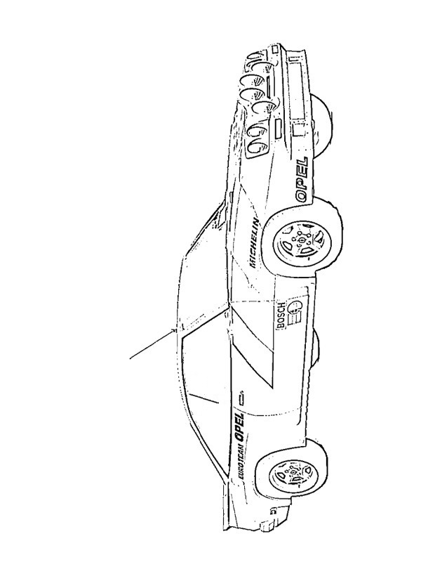 Opel Manta Målarbild