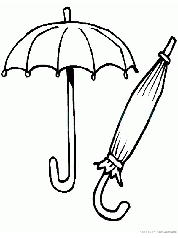 Paraply Målarbild