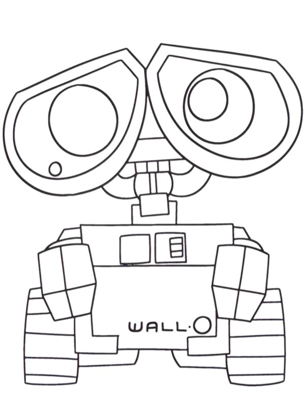 WALL-E Målarbild